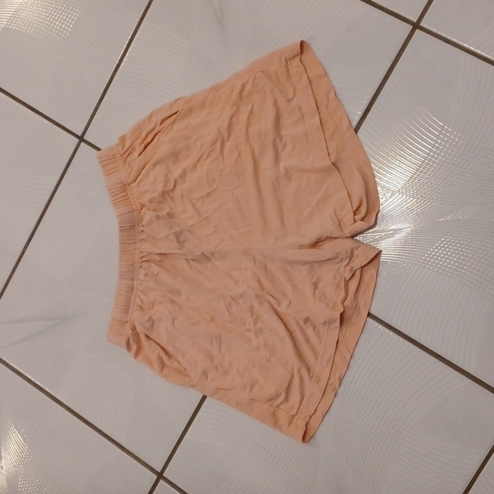 $4 Add-on Peach Coloured Pajama Shorts - Size XS